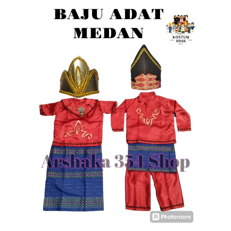Ropa Tradicional Indonesia Para Niños De Jardín De Infancia