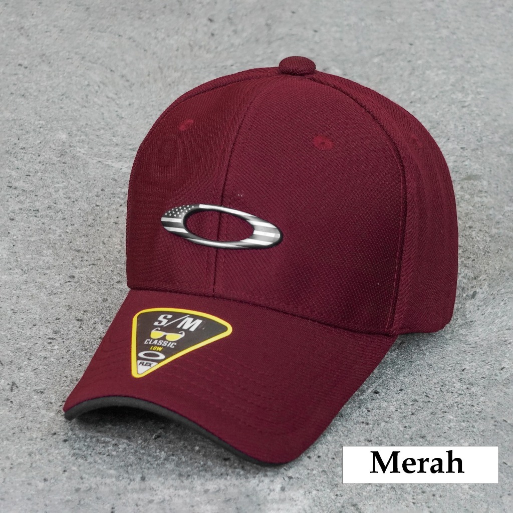Oakley Flexfit Hat Original Importado Espejo Gorra De Beisbol De Los Hombres