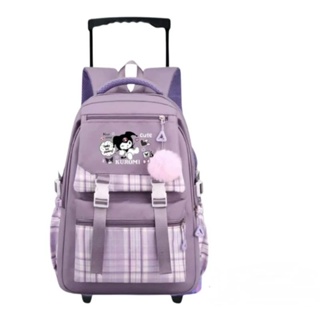 ZHANAO Mochila con ruedas para equipaje con ruedas, mochila de viaje con  ruedas para niñas y niños, Púrpura, Mochilas de viaje