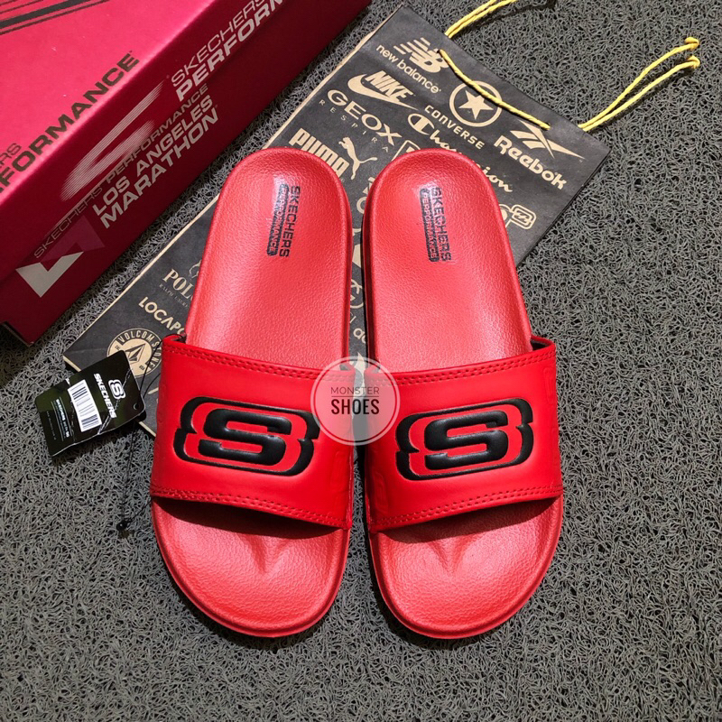 Skechers sandals shop mujer rojas