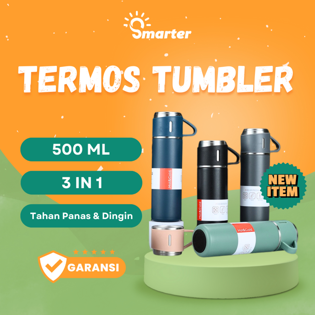 TERMOS Thermos Tumblr 3 En 1 Botella De Acero Inoxidable Para Beber ...