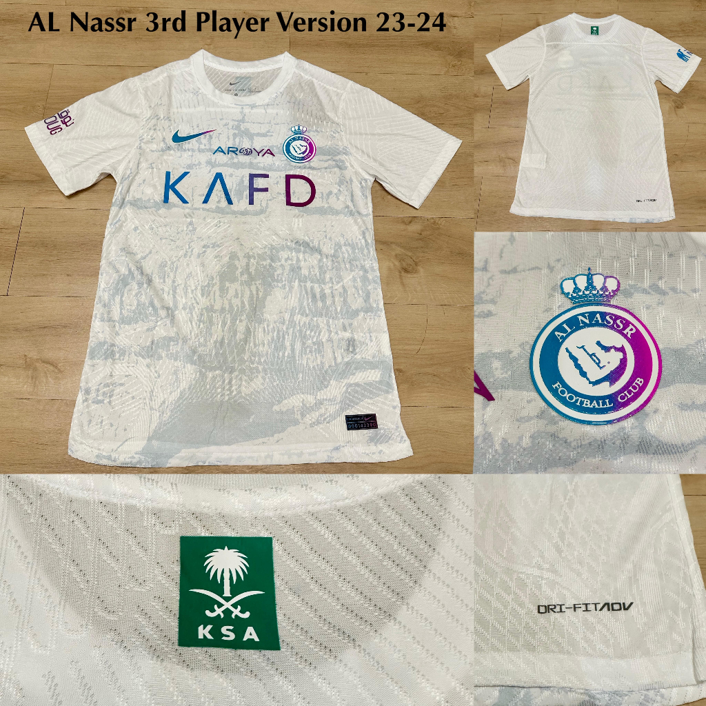 Jersey AL NASSR 3a Edición Del Jugador 2023 2024 DRIFITADV Partido ...