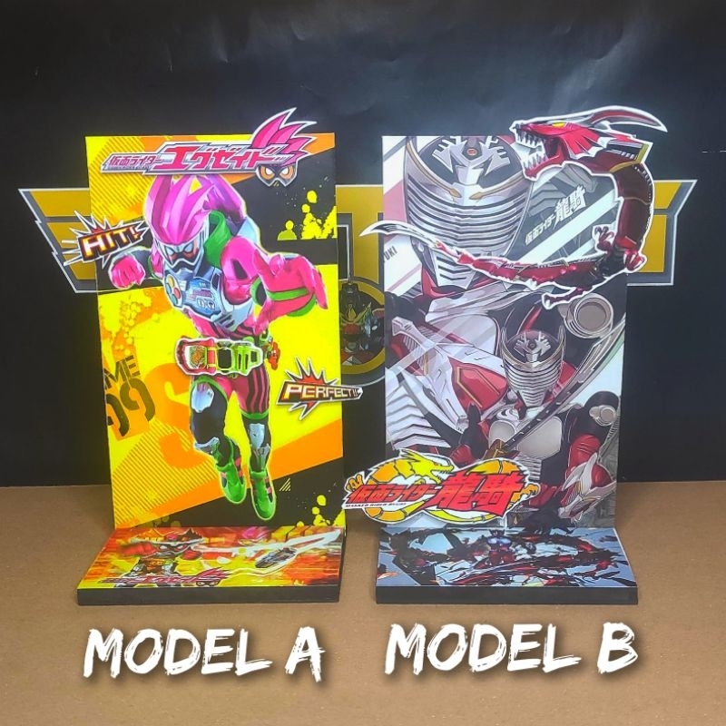 Base De Soporte Diorama Kamen Rider Ex Aid Ryuki Precio Unitario ...