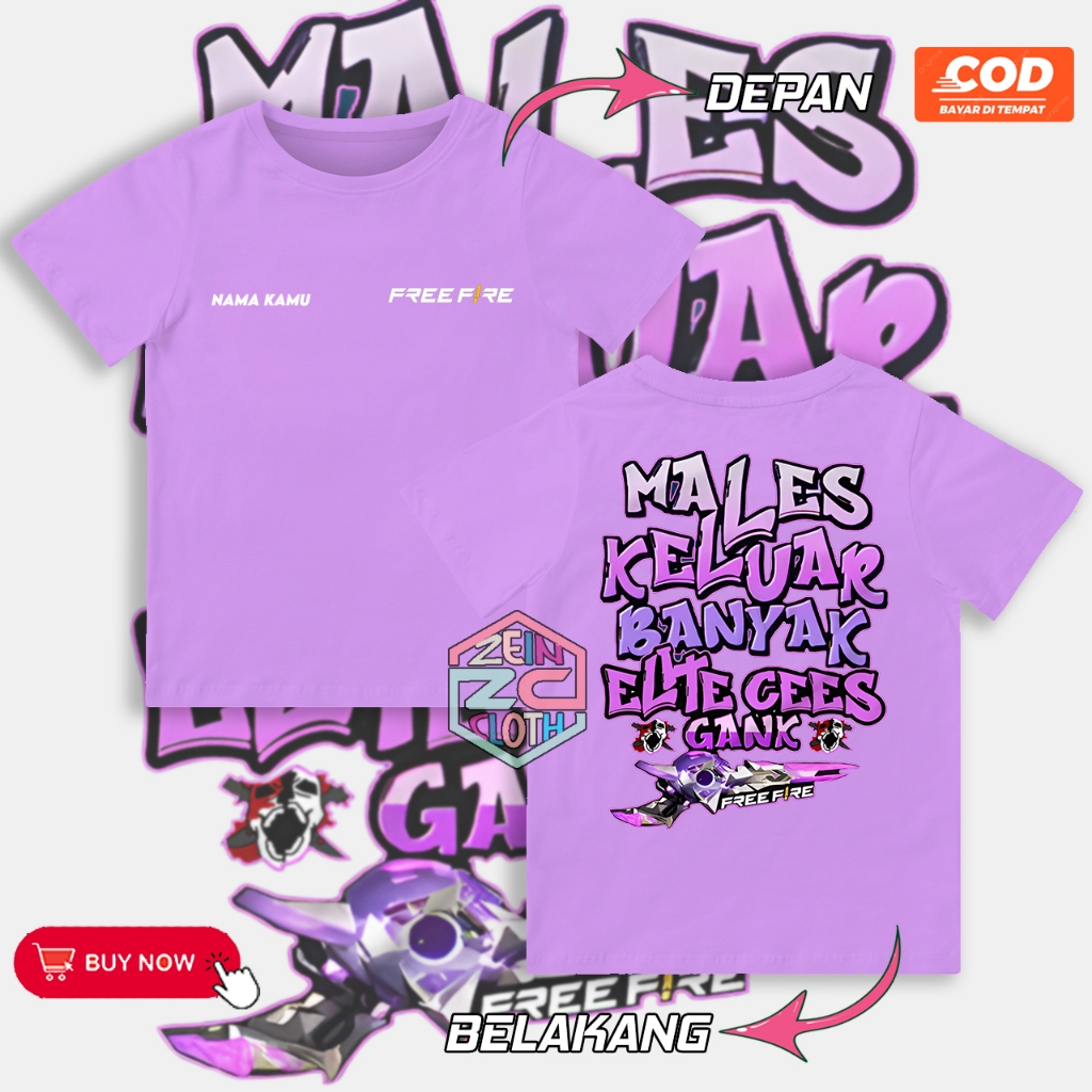 Ropa De Fuego Gratis Para Niños/Camisetas Infantiles Free Fire