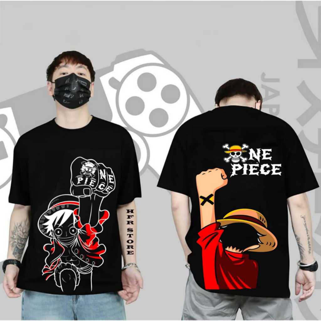 Playera Hombre One Piece Manga Piratas Paja Monkey D. Luffy | Meses Sin