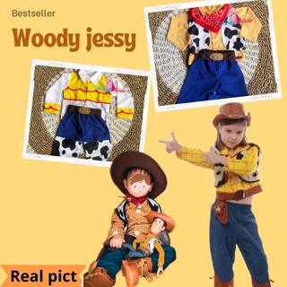 Disney Toy Story Jessie Woody Cosplay Disfraz Niñas Puff Mangas Tutú  Vestido Ropa Infantil Bebé Niña Fiesta De Cumpleaños De Vaquero