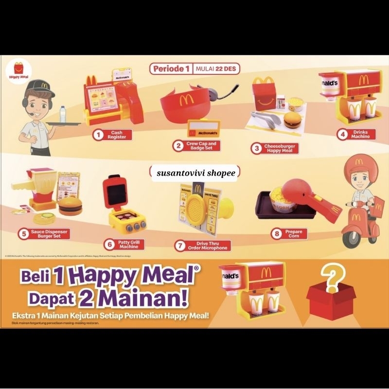 Happy store set mcdonalds