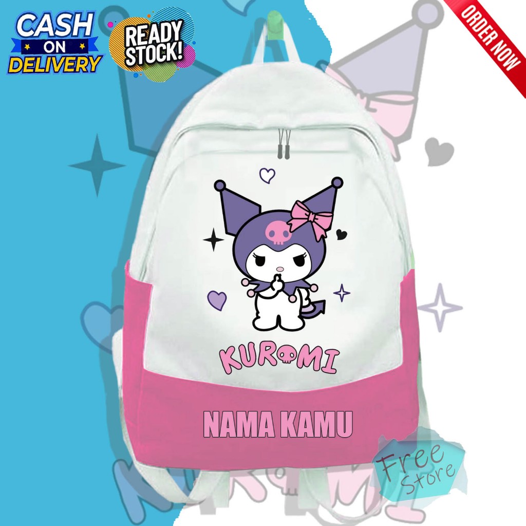Kuromi Sanrio Ssttt Mochila Animada Para Niños De La Escuela Primaria ...