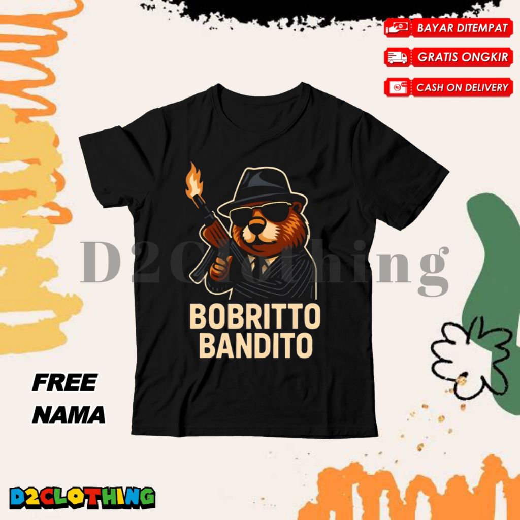 Anomali Bombrito Bandito Camisetas Para Niños Y Niñas-Nuevo Bobrito ...