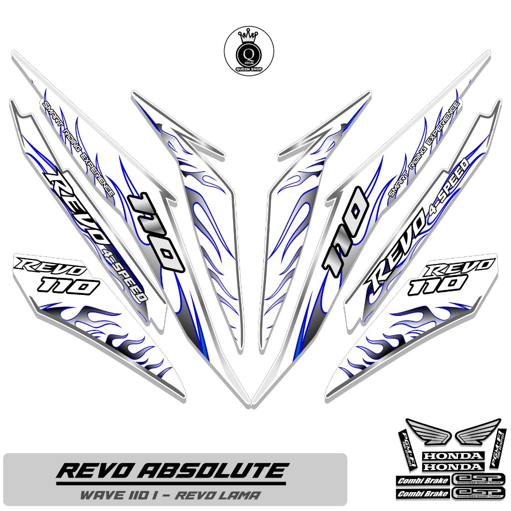 STRIPING ABSOLUTE REVO 110 CW MOTIF 022/STICKER/Edición Especial/SETIKE ...