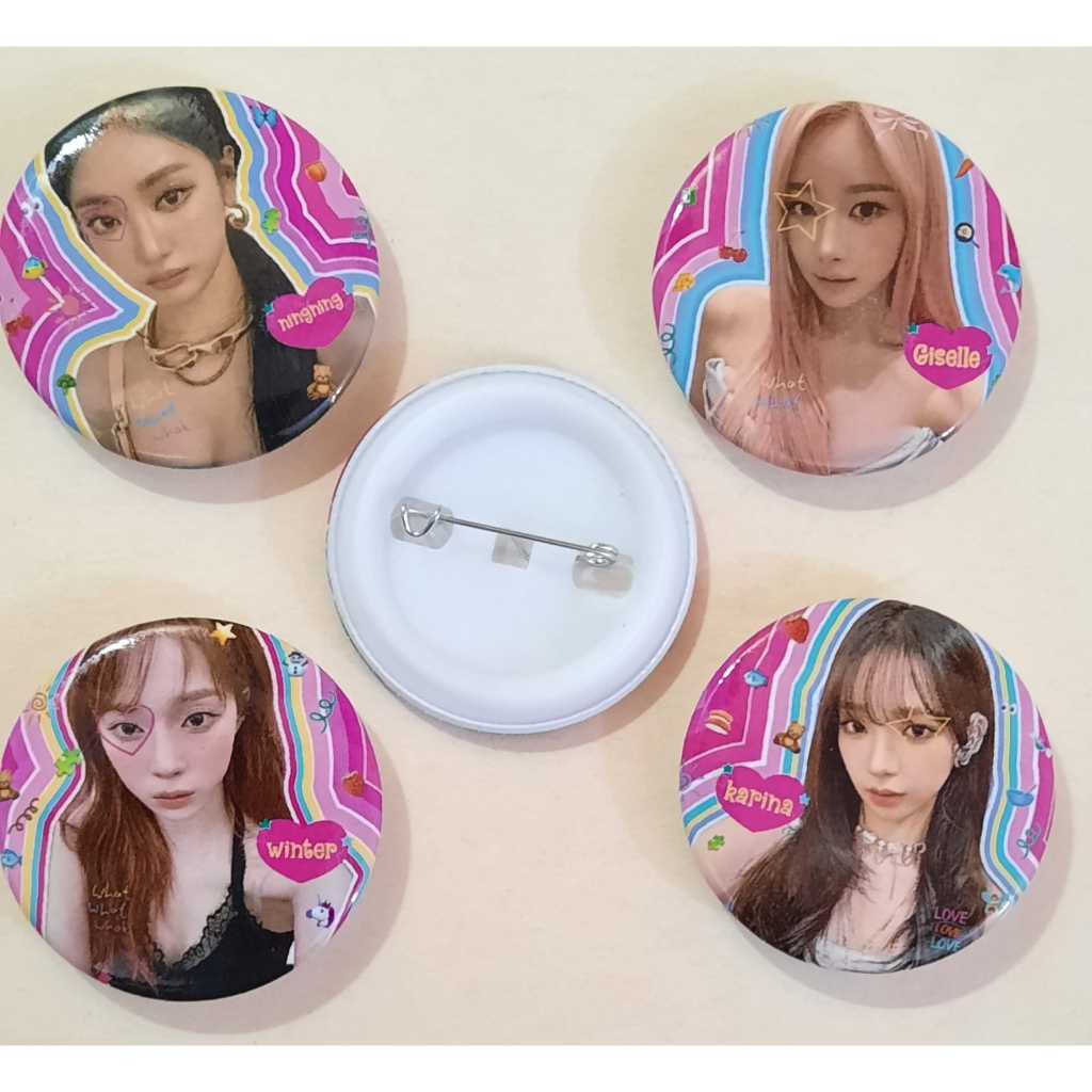 Freebies PIN BROS Aespa (Este Precio Por Paquete Contiene 4 Pines ...