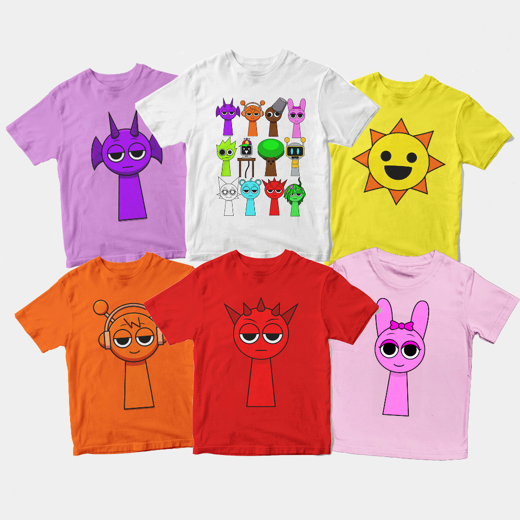 Sprunki Juego Ropa De Dibujos Animados Para Niños De 1 A 9 Años ...
