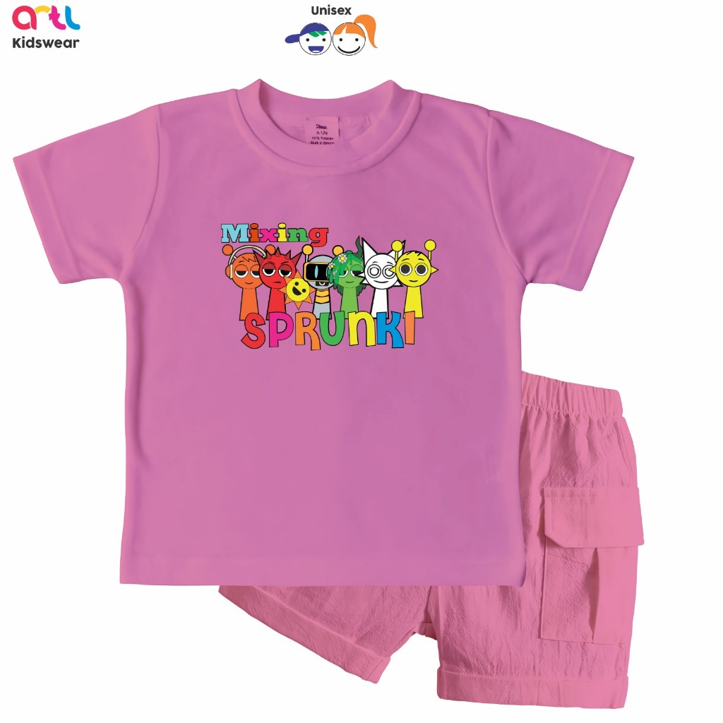 Última Ropa Con Motivo SPRUNKI Para Niñas Y Niños De 1 A 10 Años 2025 ...