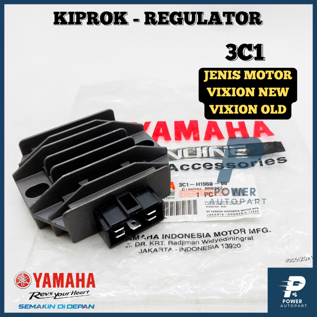 Regulador Kiprok 3C1 YAMAHA VIXION Antiguo 20072012 Calidad ORIGINAL