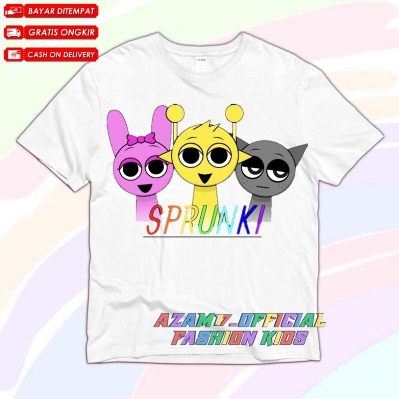 Camisetas Para Niños Sprunki Incredibox Ropa Todos Los Personajes ...