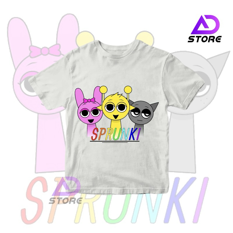 Ropa De Personajes Para Niños/Camisetas Virales Sprunki incredibox ...
