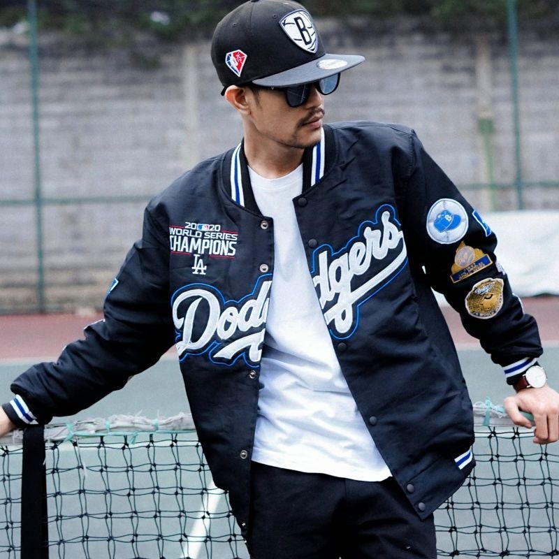 Chamarra Sudadera Beisbol Hombre Sudadera MLB Los Angeles Dodgers