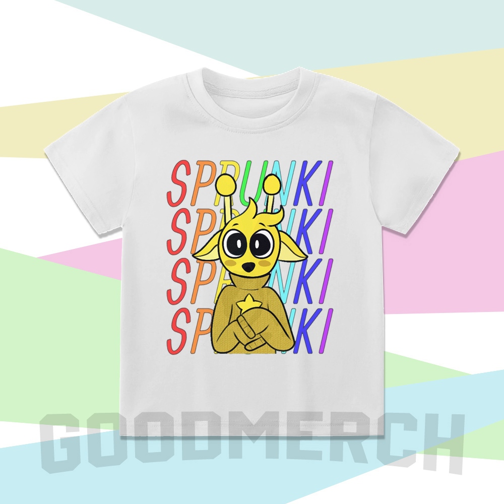 Camiseta Infantil Simon SPRUNKI CHARACTER-Impresión Gratuita Del