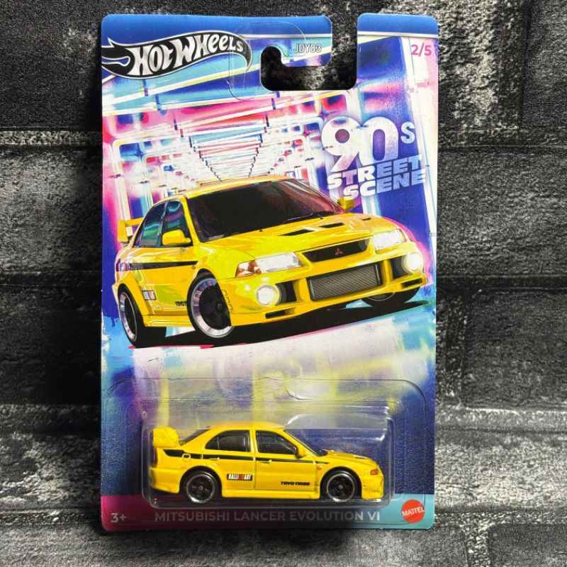 Hot Wheels Mitsubishi Lancer Evolution VI - Collectible Die-Cast Car Toy, Portable Fun For Kids & Collectors