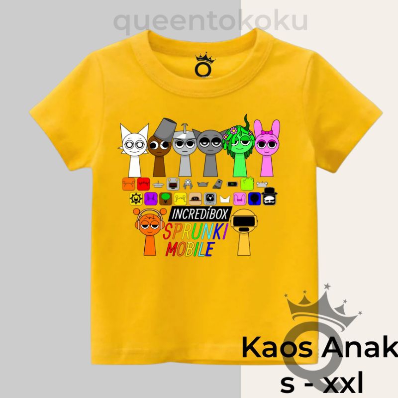Sprunki mobile incredibox Música Niños Y Niñas Ropa | Shopee México