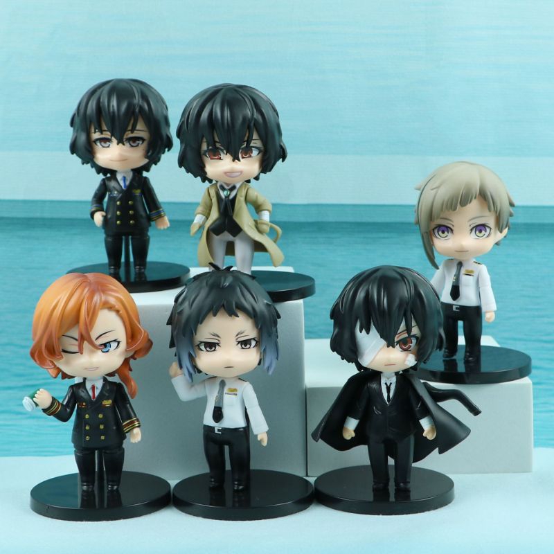 Figura De Acción De Bungo Stray Dogs | Anime Mostrar Juguete Dazai ...
