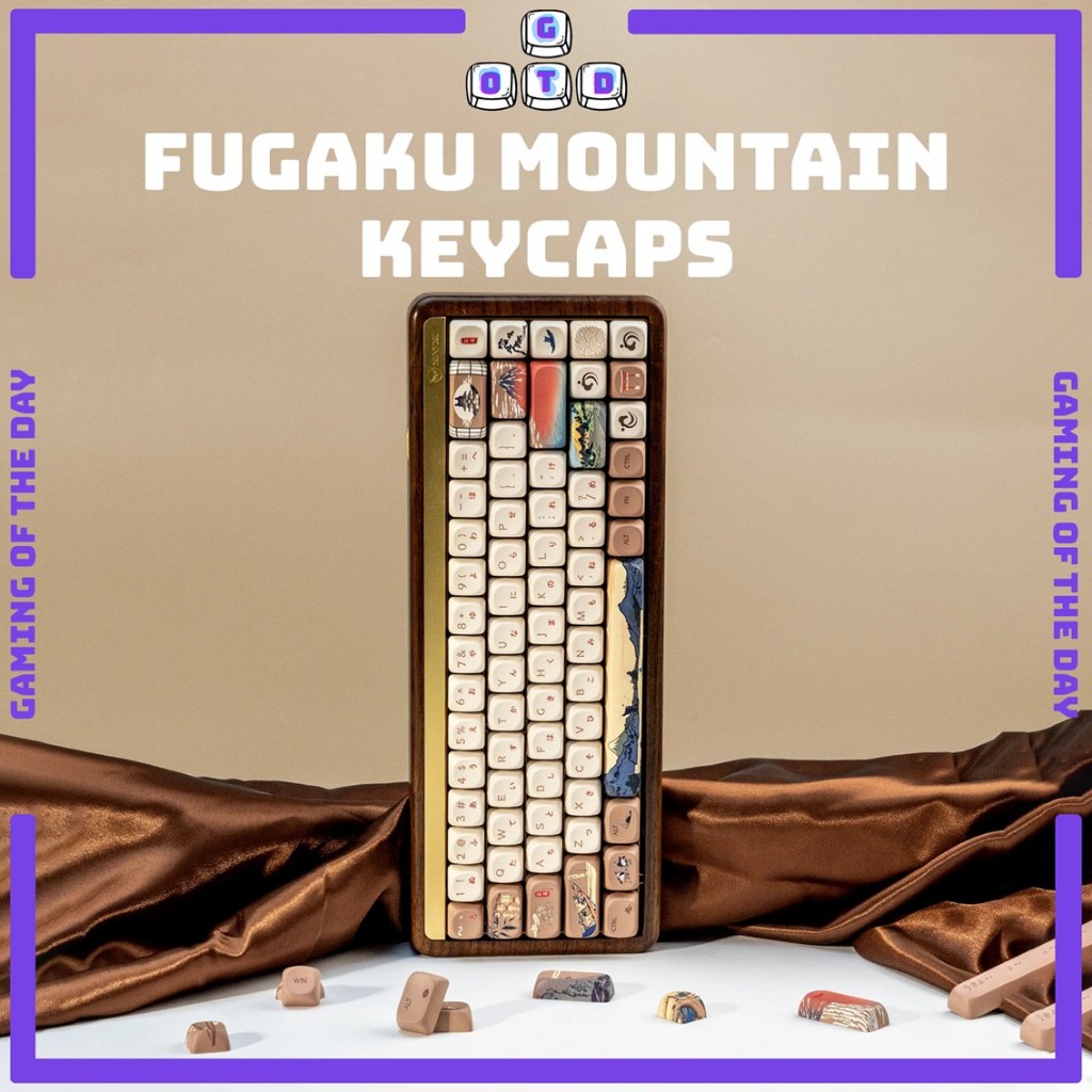 Fuji Mountain Fugaku Con Japanesse Root MOA Profile Keycaps by GOD PBT ...