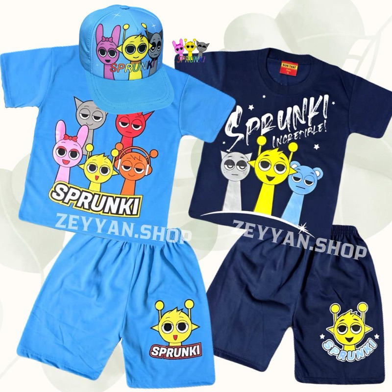 Ropa Para Niños SPRUNKI GIRLS BOYS SET Y Niñas Motivo Para La Edad De 1 ...