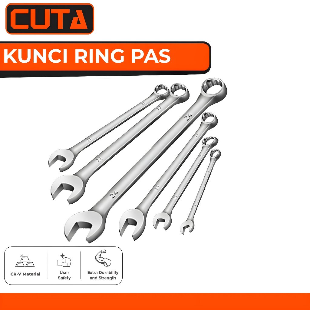Llave Combinada CUTA De Rana Caída Clase Industrial 8-24mm | Shopee México