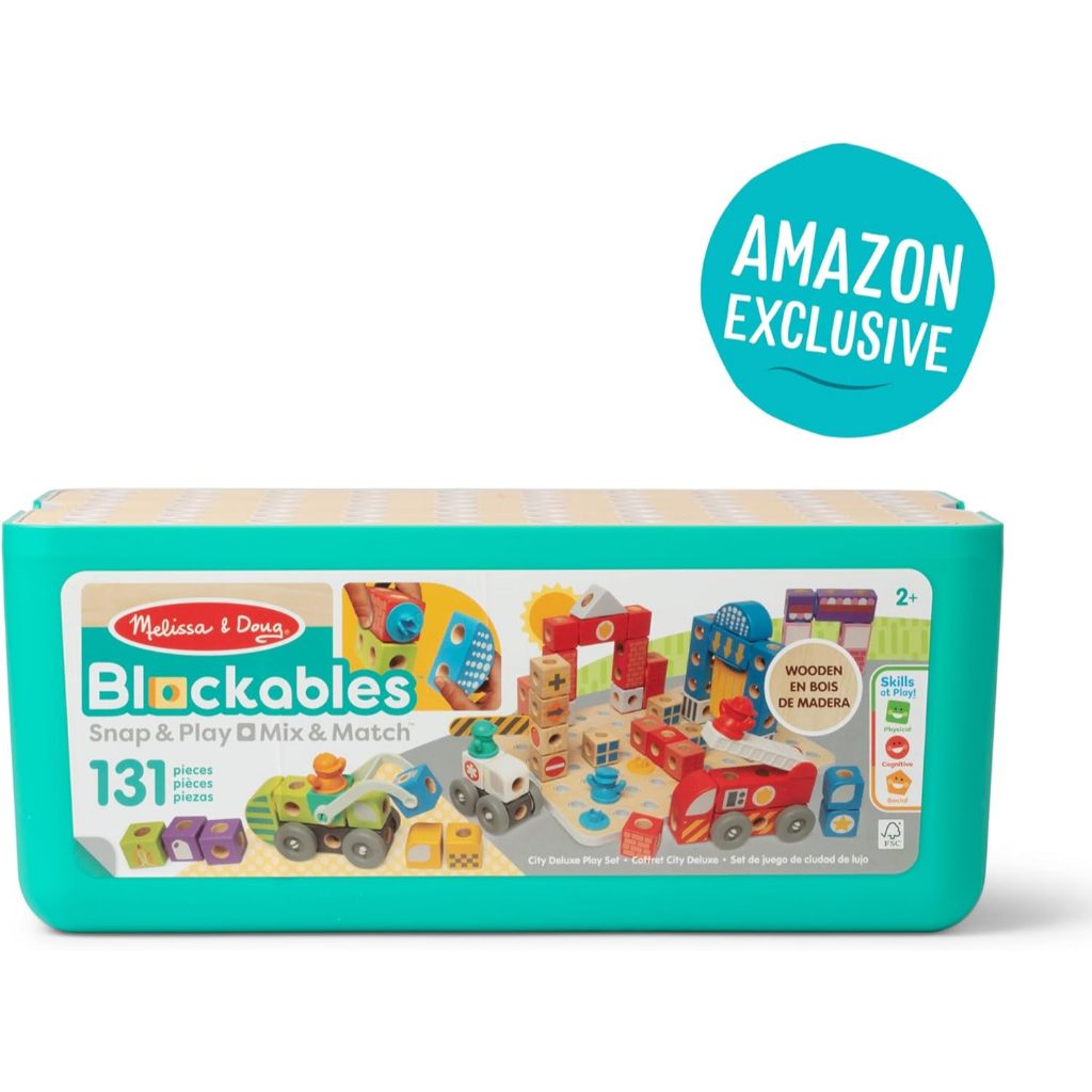 Melissa & Doug Blockables Deluxe City Snap And Play Bloques Exclusivos ...