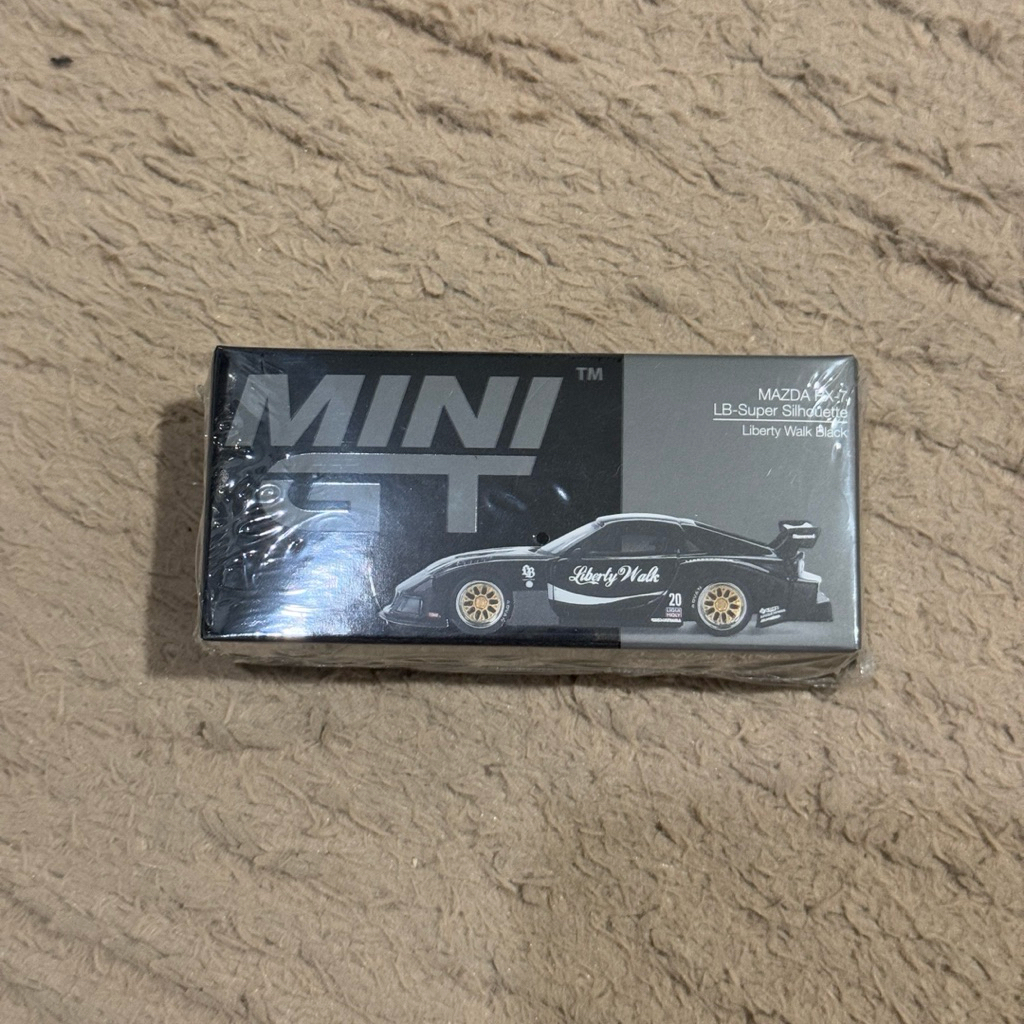 MINI GT mazda RX7 liberty walk Negro LB super Silueta Nuevo ORIGINAL ...