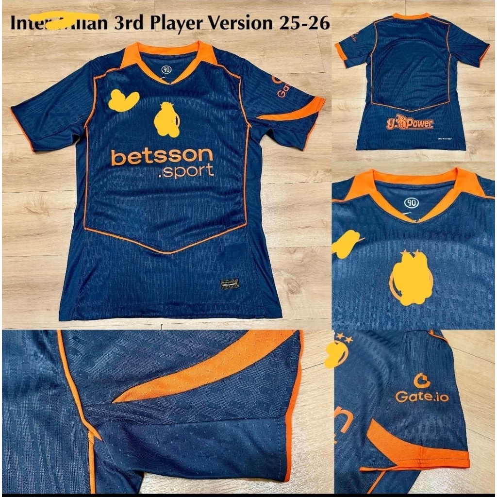 Camiseta De Importación De Fútbol INTER De Milán 3a Tercera Edición De ...