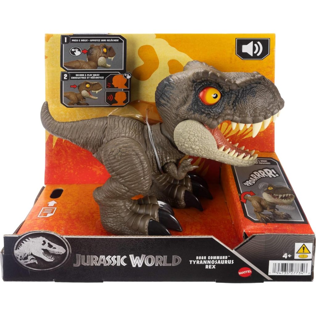 Mattel Jurassic World Roar Command Tyrannosaurus Rex Figura De ...