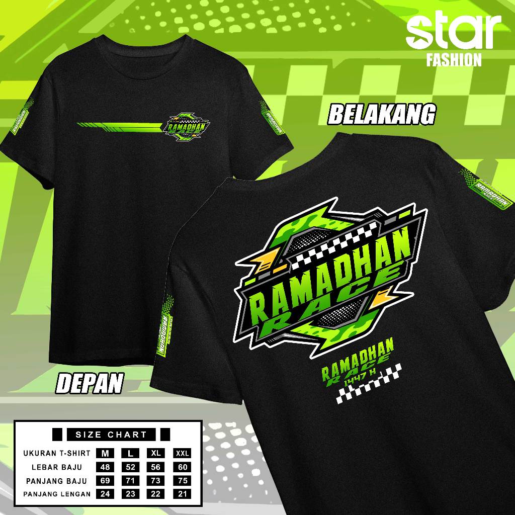 Camiseta Ramadhan Carrera 2026 Marhaban Ya Drag Bike Racing Ramadan ...