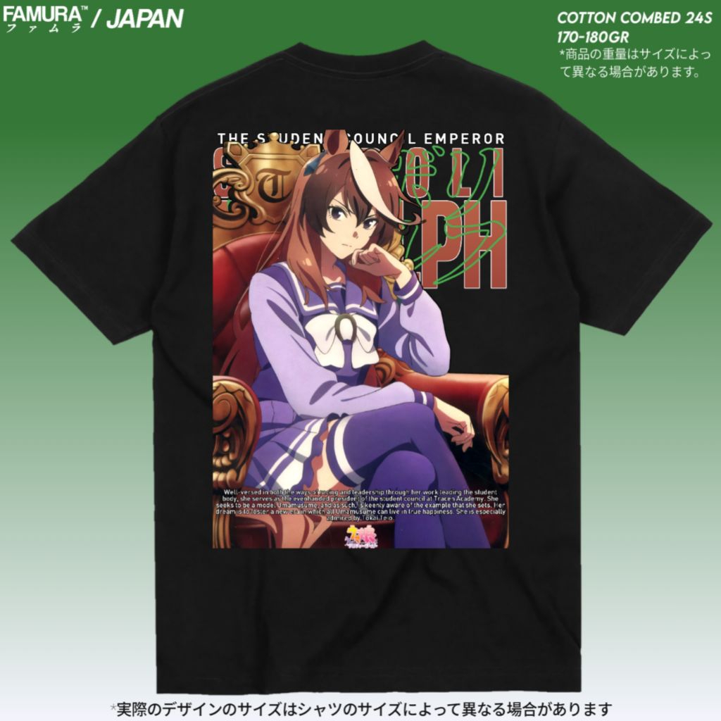 Camiseta FIMURA/De Anime Simboli Rudolf Uma Musume Lindo Derby | Shopee ...