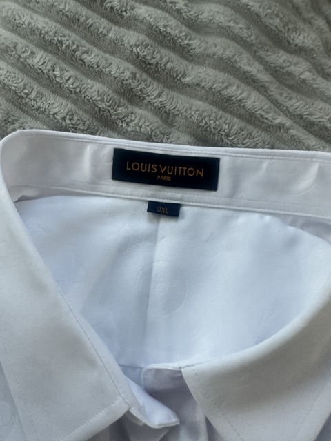 Camiseta de hombre LV LOUIS VUITTON de algodón de manga larga con