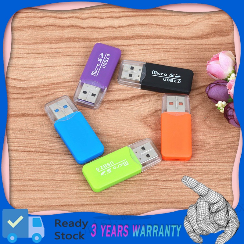 Card Reader USB 2.0 New High Speed Mini Micro SD SDHC TF Flash Memory