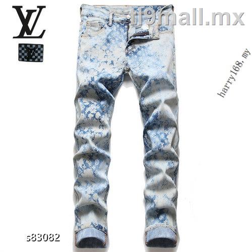 LV LOUIS VUITTON Pantalones Vaqueros Casuales Para Hombre Size28-38 M726