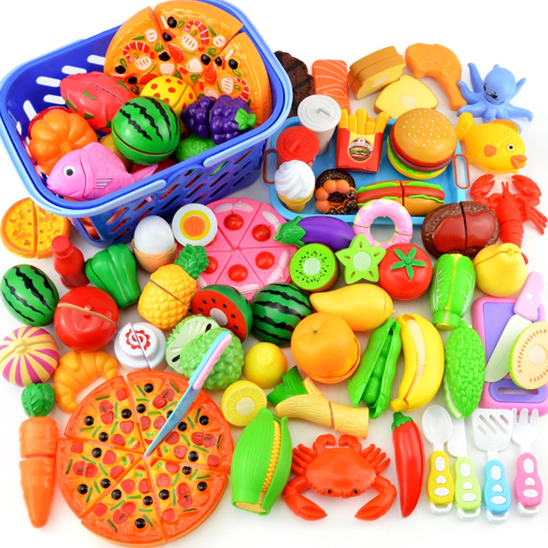 Juego De Cocina Para Ninos Juguetes De Corte De Frutas Verduras Miniatura Comida Hacer Educacion En El Hogar Juguete Regalo Nina Shopee Mexico