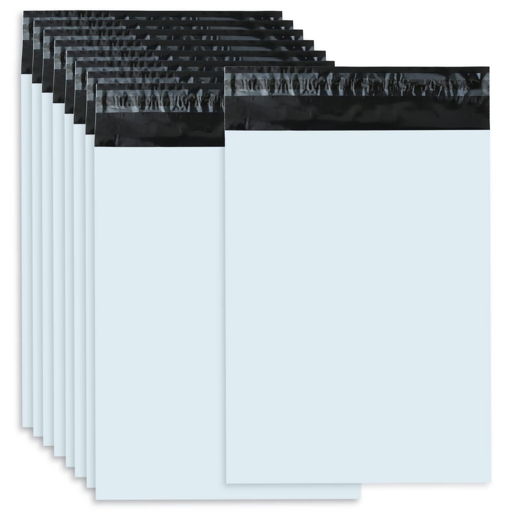 Bolsas De Envío Poly-Mailer De 6x9 | Blancas