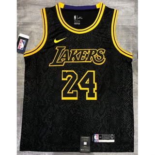 nba lakers 24 # kobe negro oro jersey baloncesto uniforme jersey