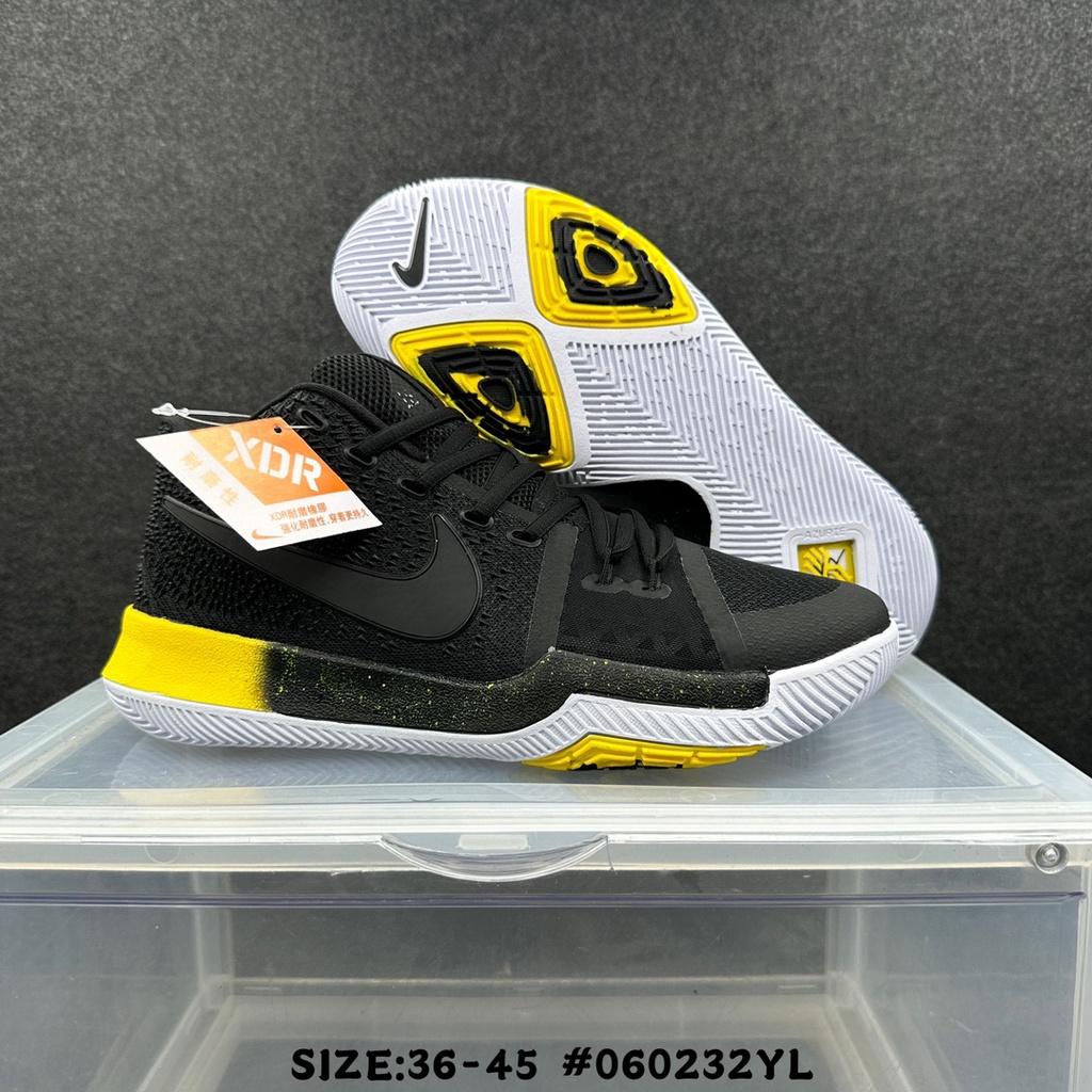 Nike kyrie 3 black and yellow online