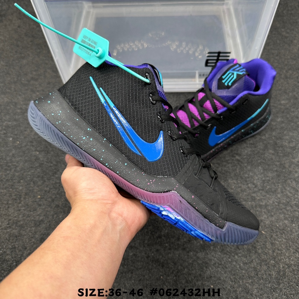 Nike Kyrie 3 Practica Absorcion De Golpes Deportivas Rebote Antideslizante Zapatos De Baloncesto Resistentes Al Desgaste