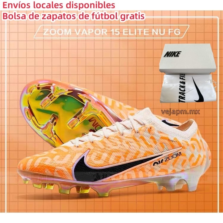 NK Air Zoom Mercurial Superfly IX Elite FG zapatos de futbol naranja Eur40 45