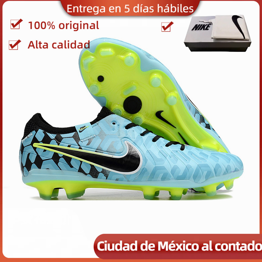 Green nike tiempo hotsell