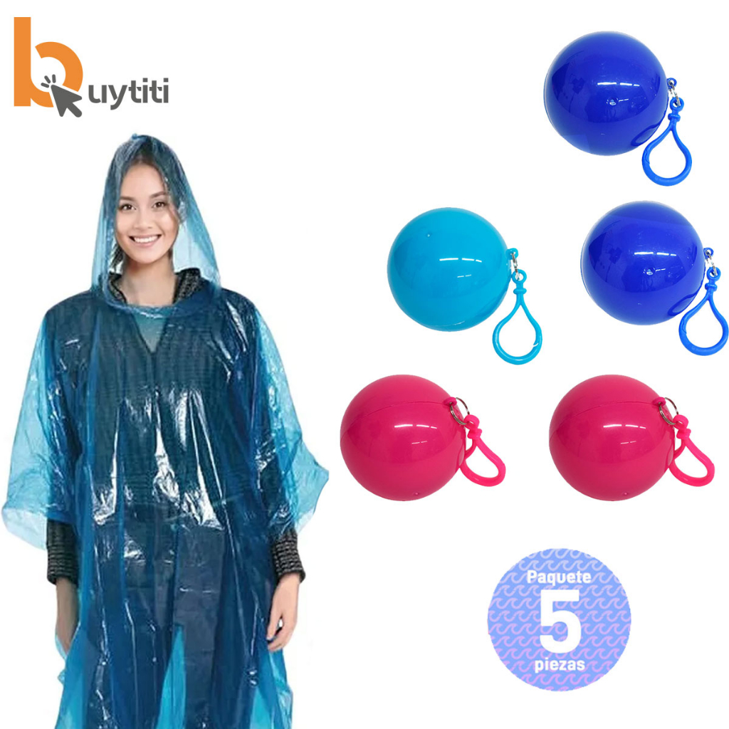 Ponchos de lluvia para niños, 3 paquetes de impermeables de emergencia  reutilizables portátiles para 6 a 12 años de edad para camping, senderismo