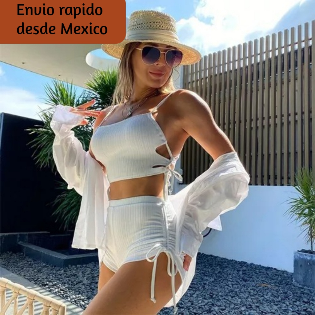 Vestidos casuales para Mujer Sexy Verano Casual Tie Up estampado Floral  cuello pico volante playa Mini Vestidos Verano 2020 Mujer # g3