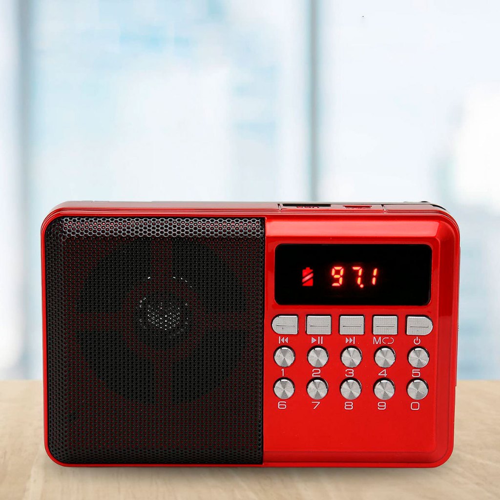 TITIAUDIO Radio de Batería Portátil Radio Am FM Portátil Mini radio FM y  Bluetooth portátil WKS-563