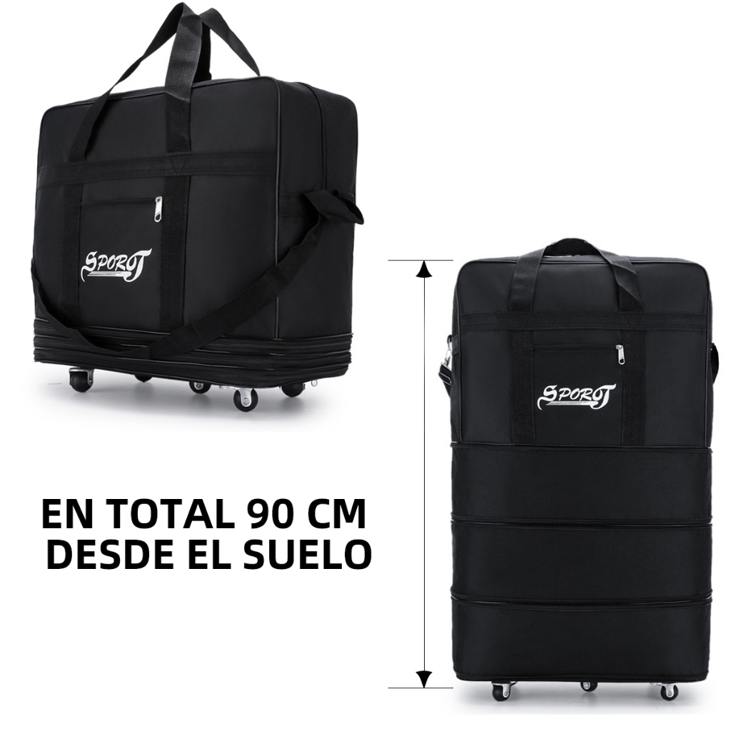 Envíos desde Méxicol] Maleta plegable bolsa de viaje de gran