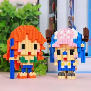 Rompecabezas Bloques 3d Armables One Piece Luffy Mini Blocks