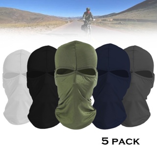 Balaclava 5 Pack Full - Pasamontañas Militar Táctico Bandana